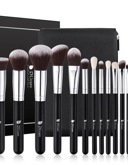 Load image into Gallery viewer, Professional Makeup Brush Set 10-32Pc Brushes Makeup Kit Synthetic Hair Foundation Power Eyeshadows Blending Beauty Tools
