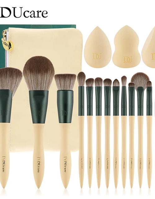 Load image into Gallery viewer, Professional Makeup Brush Set 10-32Pc Brushes Makeup Kit Synthetic Hair Foundation Power Eyeshadows Blending Beauty Tools
