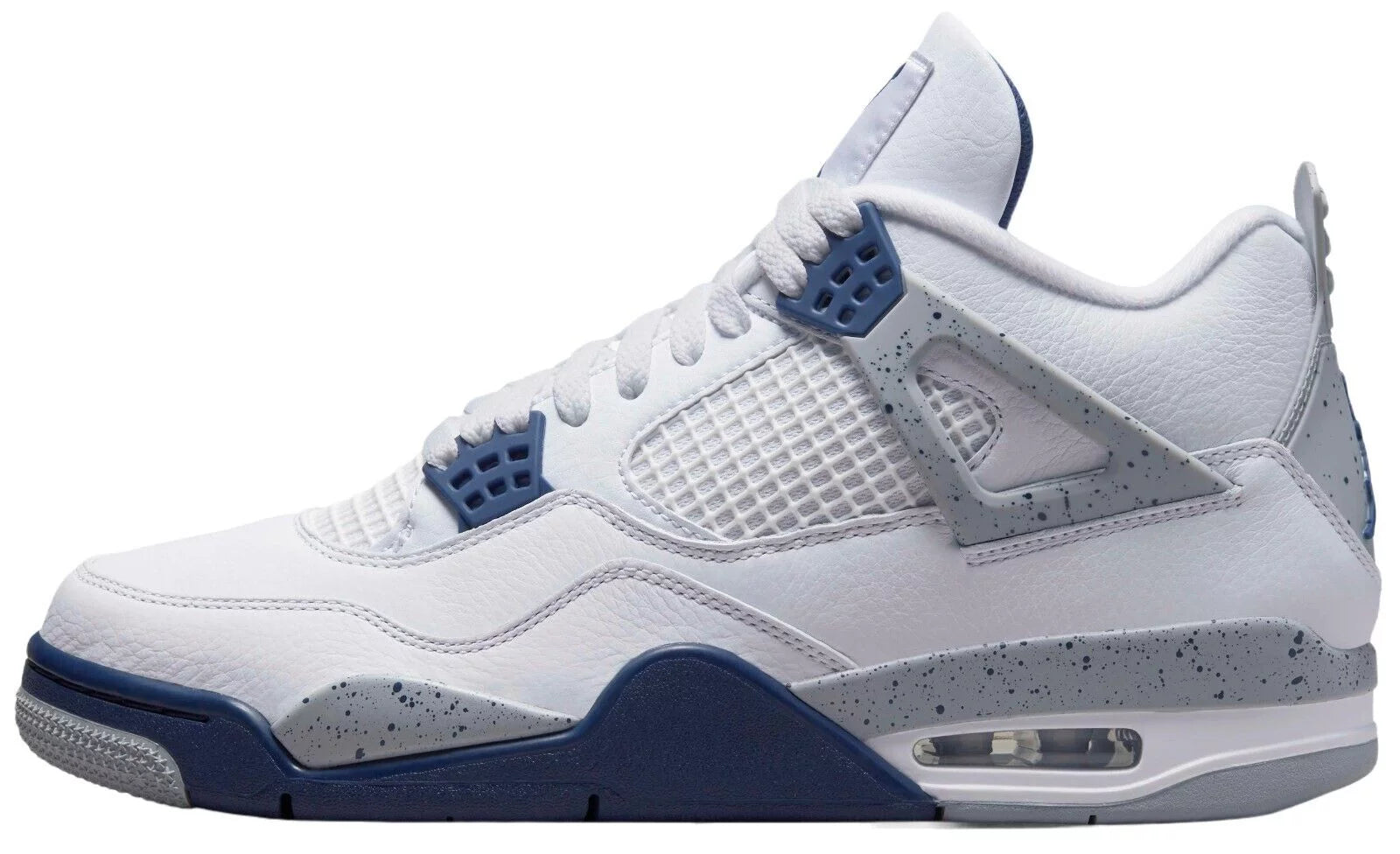 Men'S  4 Retro "Midnight Navy" White/Midnight Navy (DH6927 140) - 9