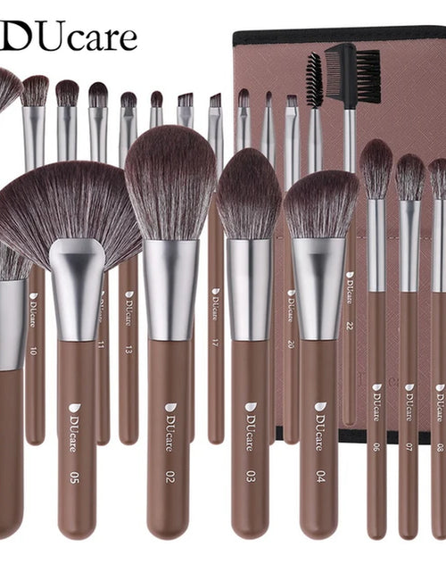 Load image into Gallery viewer, Professional Makeup Brush Set 10-32Pc Brushes Makeup Kit Synthetic Hair Foundation Power Eyeshadows Blending Beauty Tools
