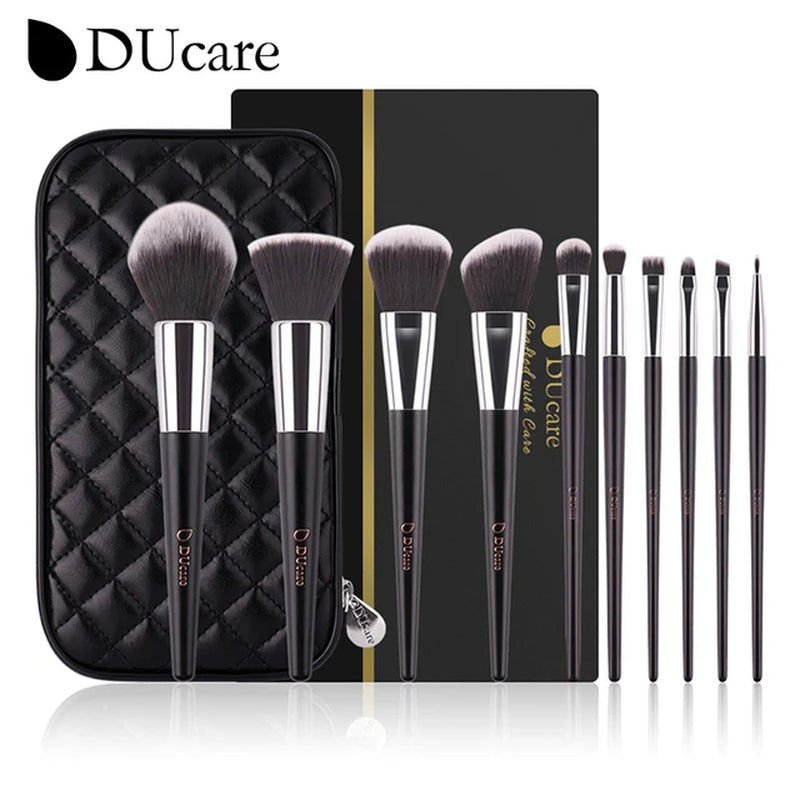 Professional Makeup Brush Set 10-32Pc Brushes Makeup Kit Synthetic Hair Foundation Power Eyeshadows Blending Beauty Tools