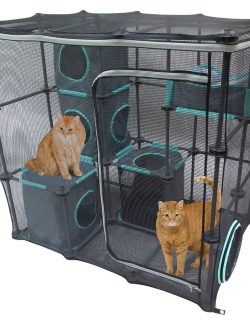 Load image into Gallery viewer, , Cat Toys, Outdoor Mega Kit Cat Furniture, Black, O/S
