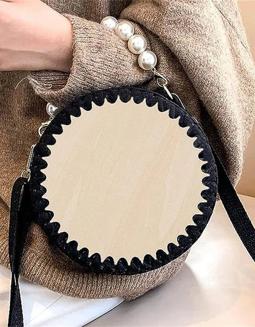 Load image into Gallery viewer, 1PC 10/15/30Cm Wooden Bag Base DIY Creative Handmade round Wooden Bottom Crochet Basket Weaving Knitted Wooden Bottom Bag Board
